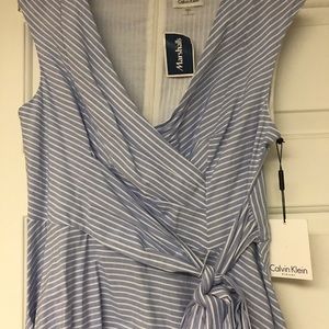 Calvin Klein striped day dress